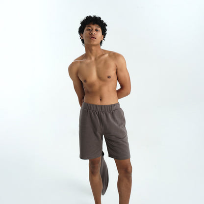 Men Sweat Shorts in Charcoal - SALIE