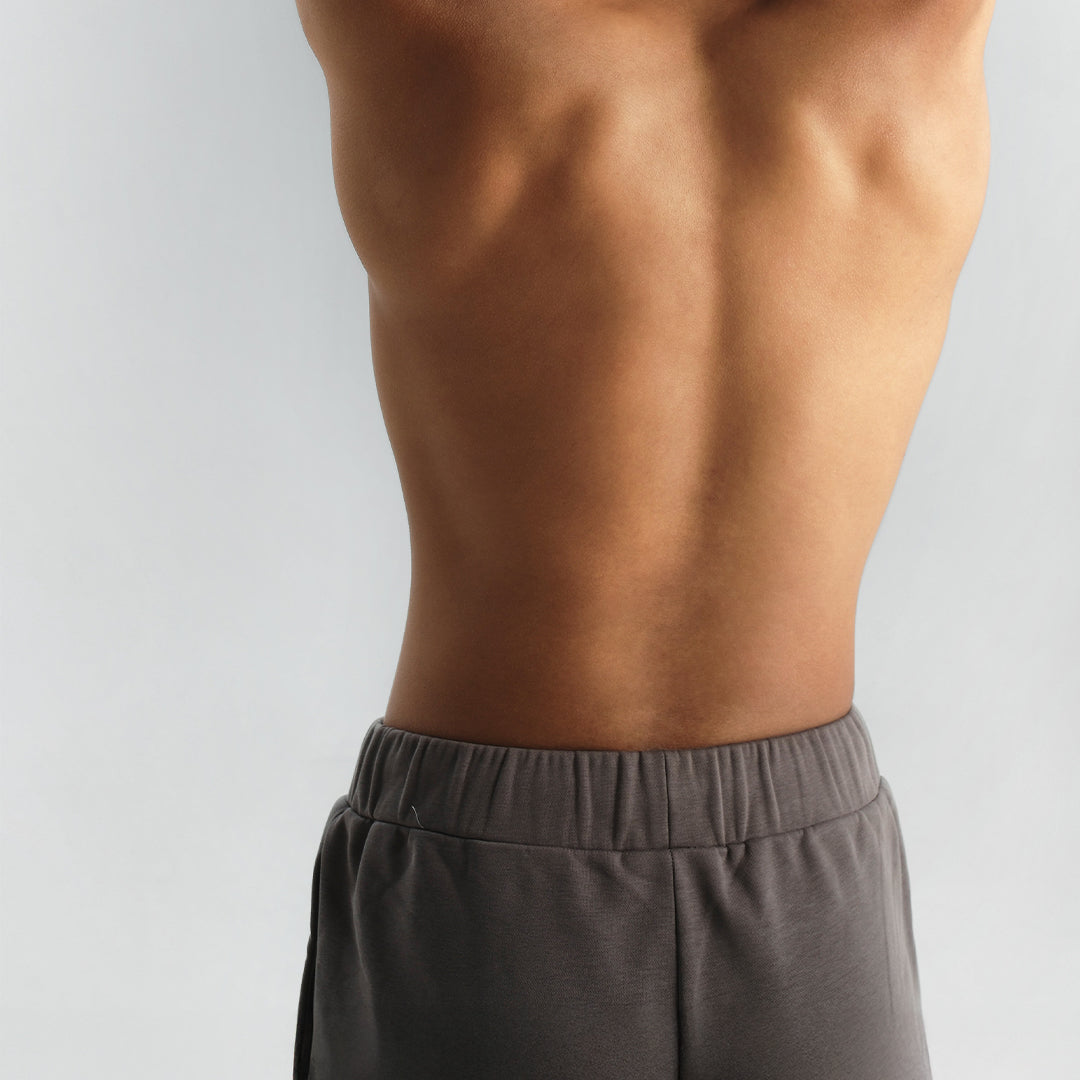 Men Sweat Shorts in Charcoal - SALIE
