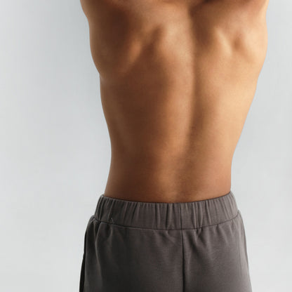 Men Sweat Shorts in Charcoal - SALIE