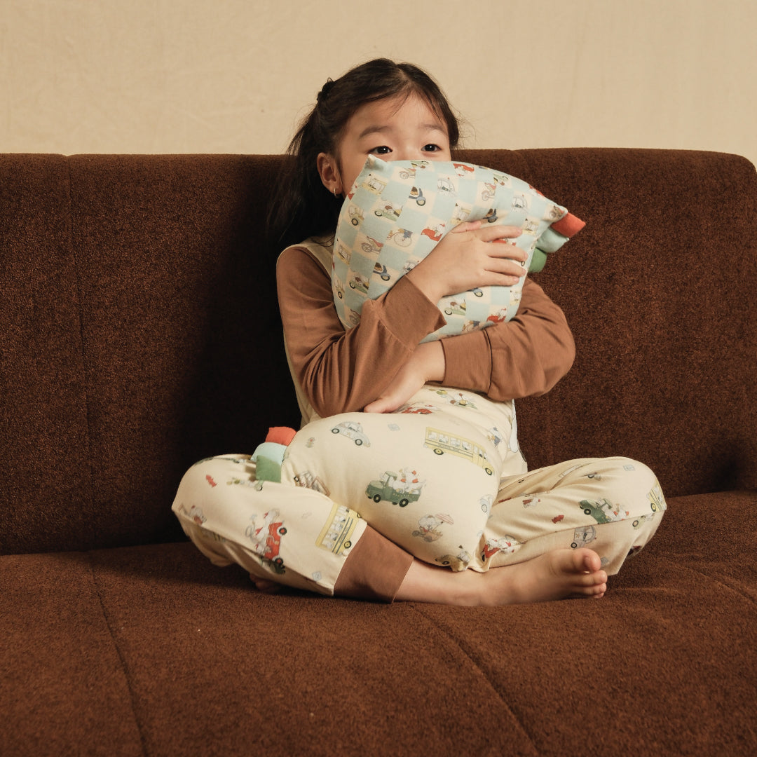 Regular Hug Pillow - Whimsical Wheels