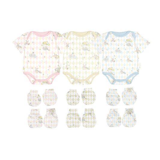 Baby Onesies & Mittens Booties Set - Rooney the Bunny