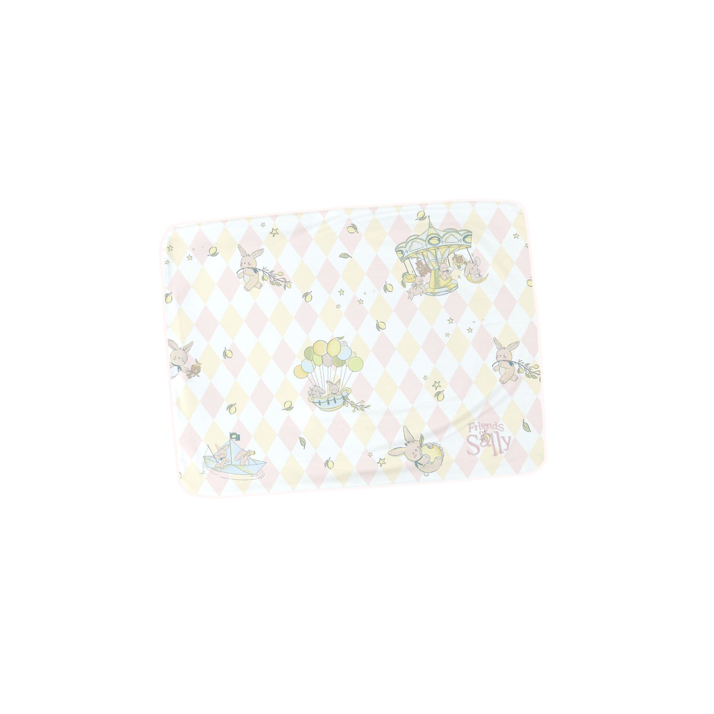 Baby Head Pillow Blush Pink - Rooney the Bunny