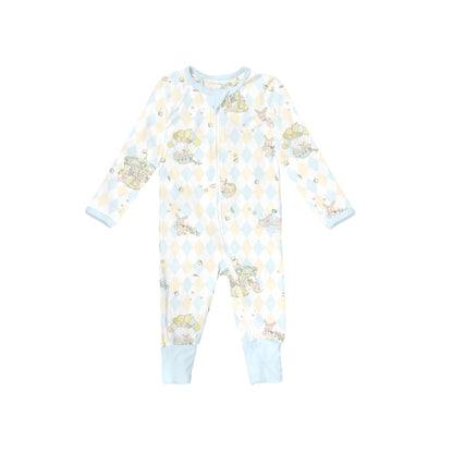 Baby Jumpsuit Sky Blue - Rooney the Bunny