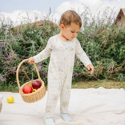 Baby Jumpsuit Sky Blue - Rooney the Bunny