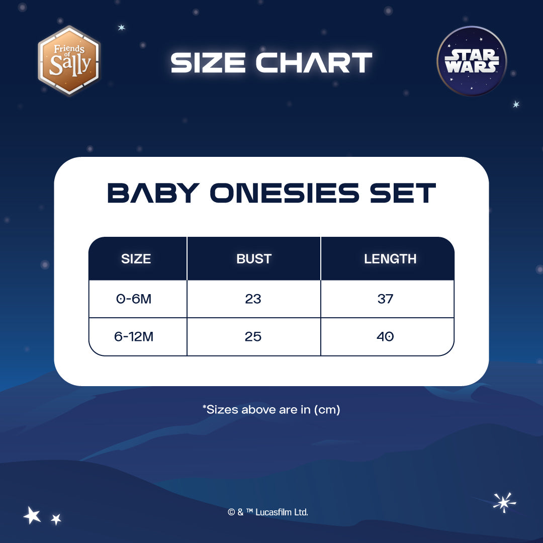 Baby Onesies Set - Star Wars Collection