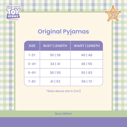 Kids Pyjamas Buzz Edition - Disney Toy Story Playtime