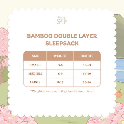 Double Layer Bamboo Sleepsack - Signature Blue