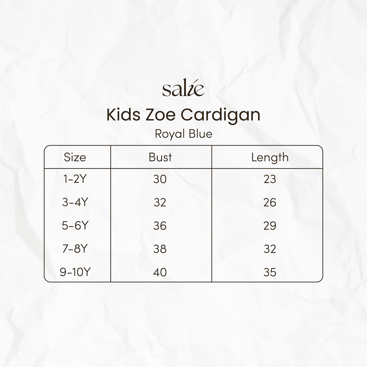 Kids Bamboo Zoe Cardigan - SALIE