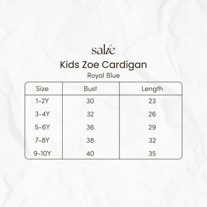 Kids Bamboo Zoe Cardigan - SALIE