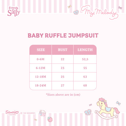 Baby Jumpsuit - Sanrio My Melody