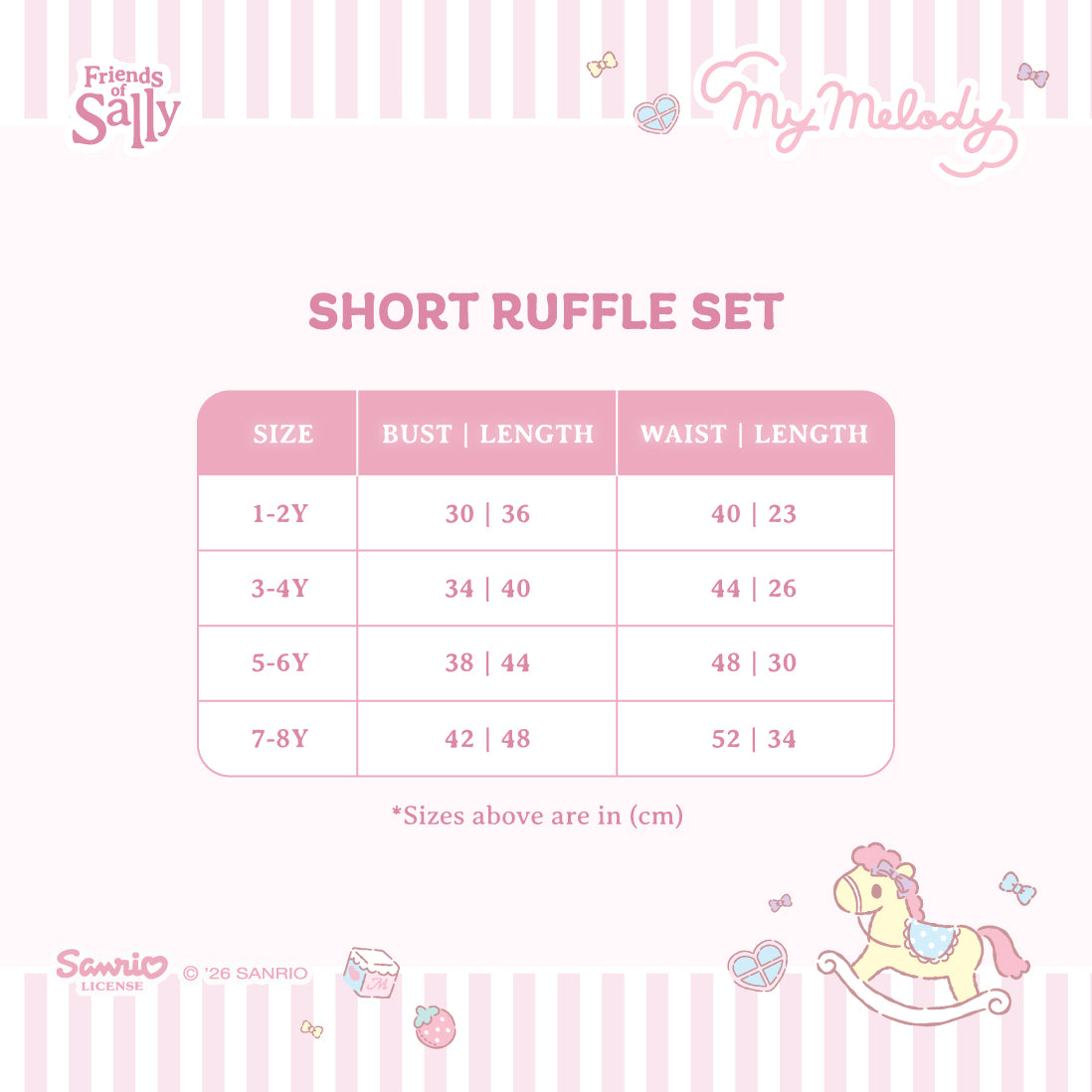 Ruffle Set - Sanrio My Melody