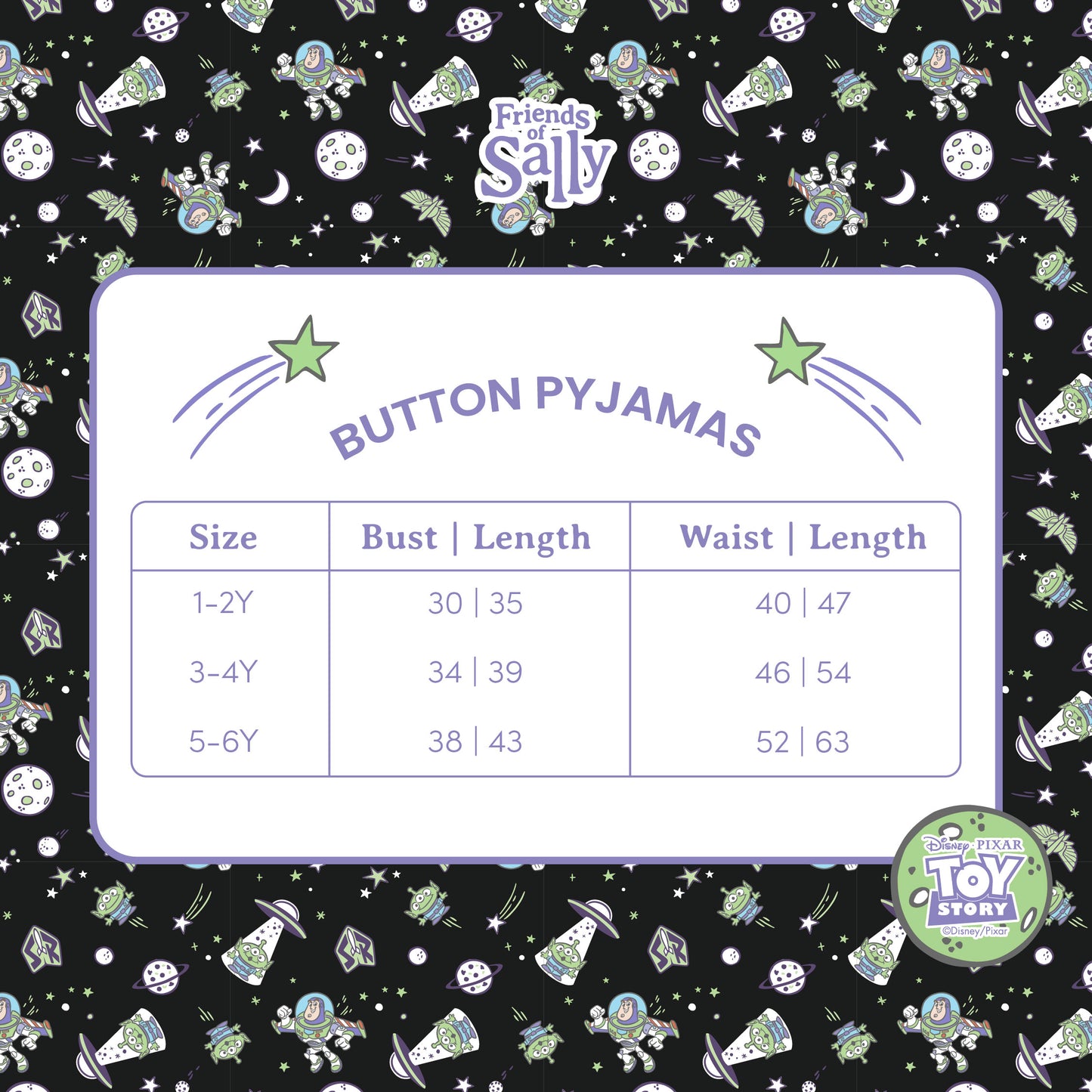 Button Pyjamas Buzz Edition - Disney Toy Story