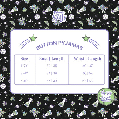 Button Pyjamas Buzz Edition - Disney Toy Story