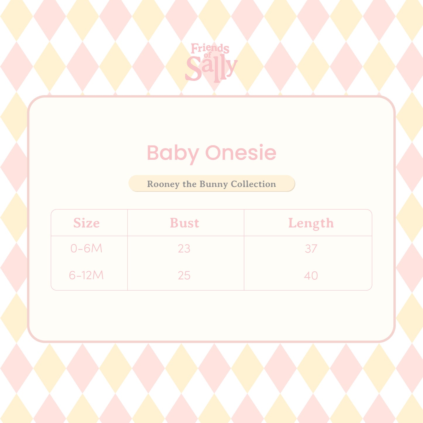 Baby Onesies Blush Pink & Sky Blue Set - Rooney the Bunny