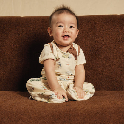 Double Layer Sleepsack - Whimsical Wheels