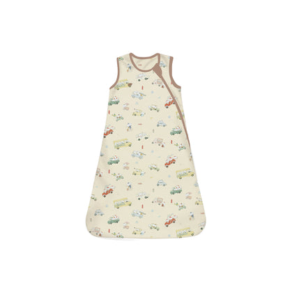 Double Layer Sleepsack - Whimsical Wheels