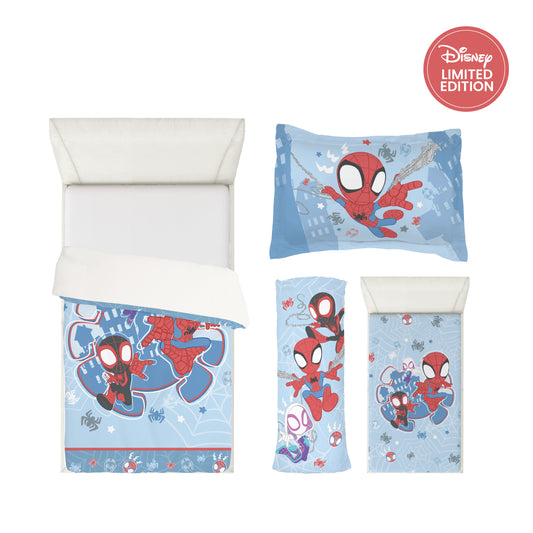 Bamboo Woven Full Bedding Set - Marvel Spidey