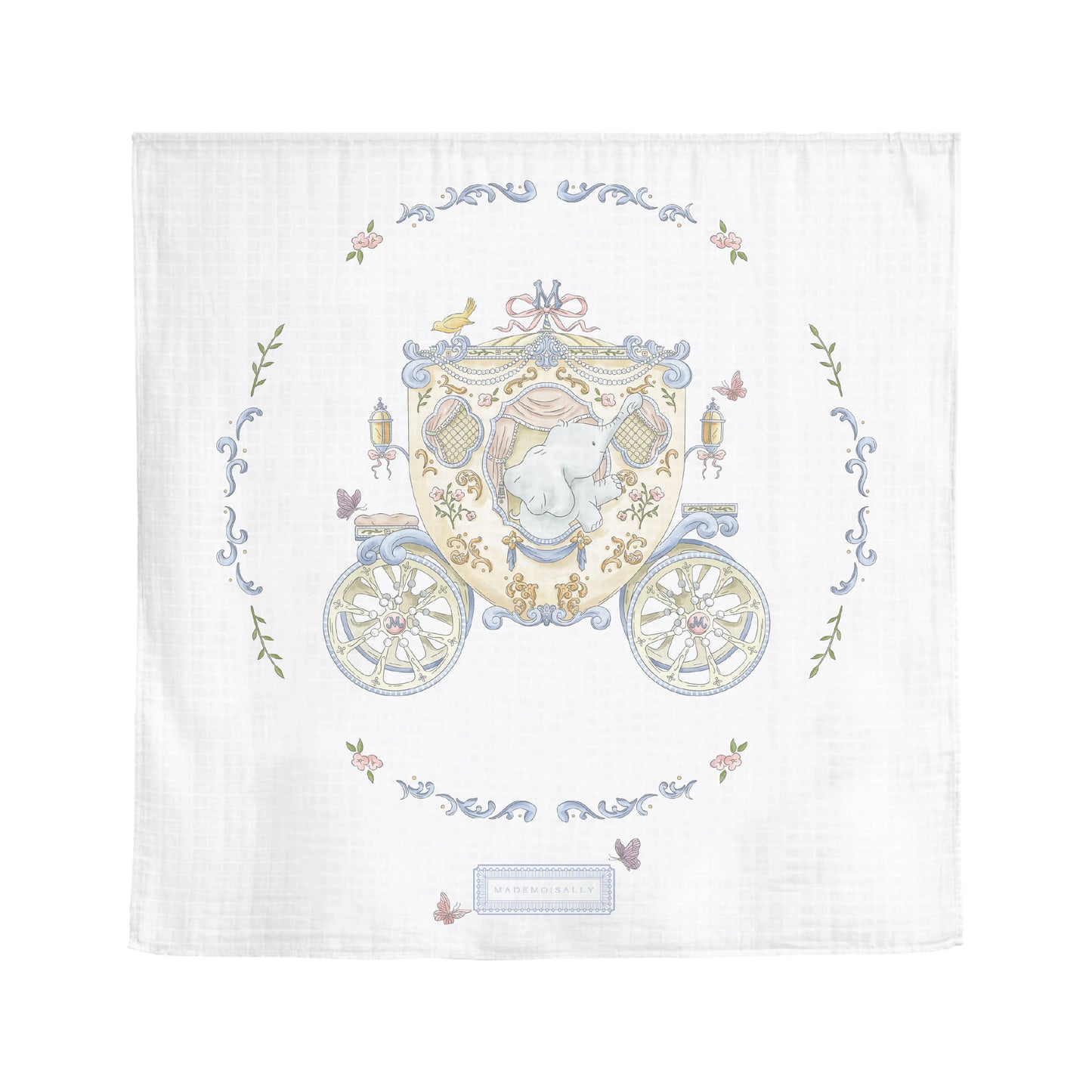 Muslin Swaddle Carriage - Mademoisally