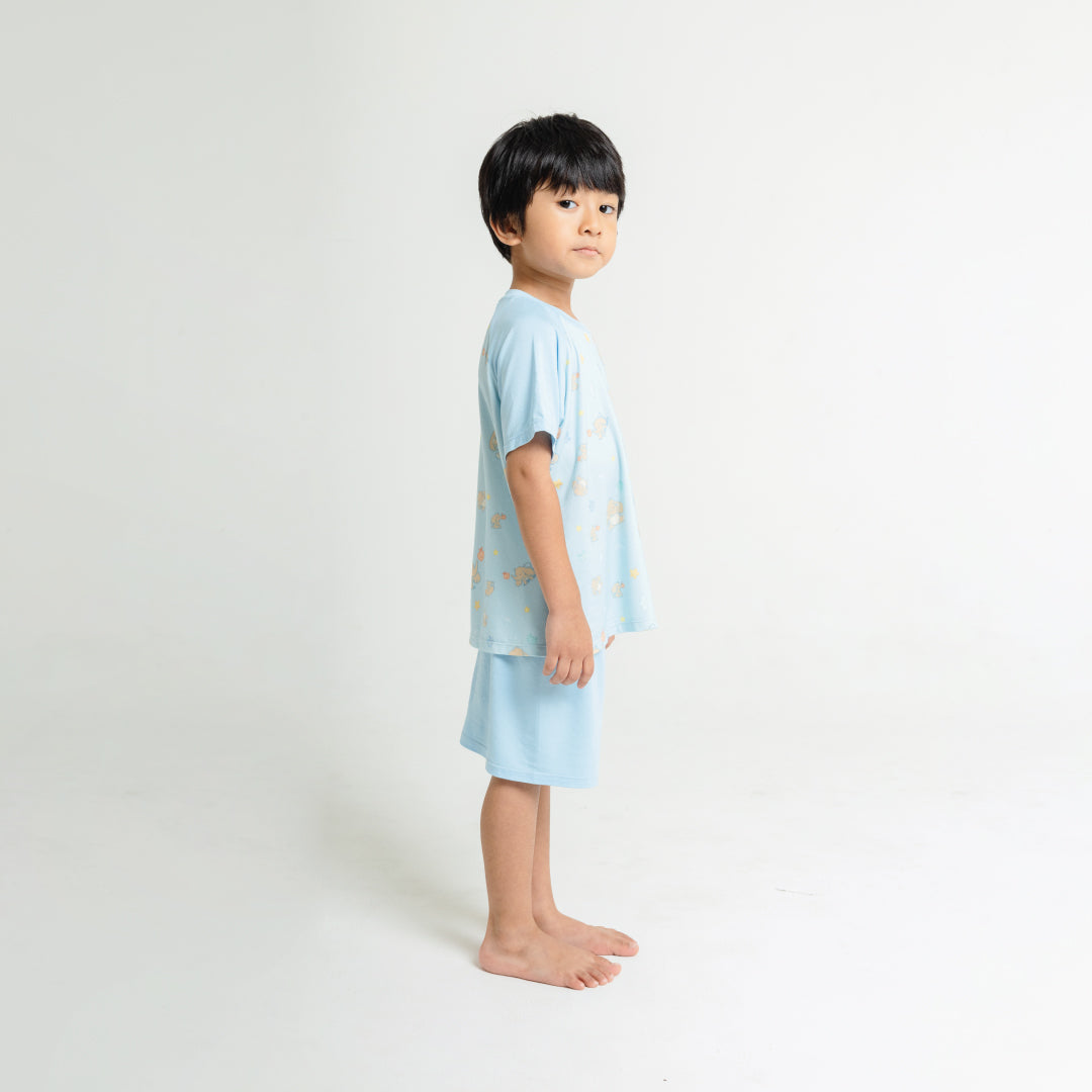 Bamboo Tee Set - Signature Blue