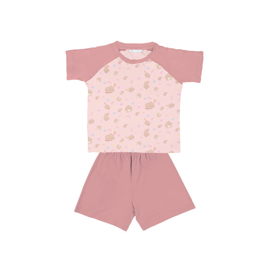 Bamboo Tee Set - Signature Pink