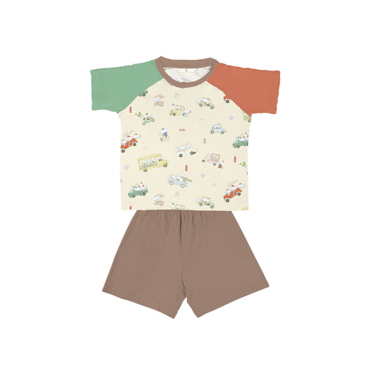 Tee Set - Whimsical Wheels