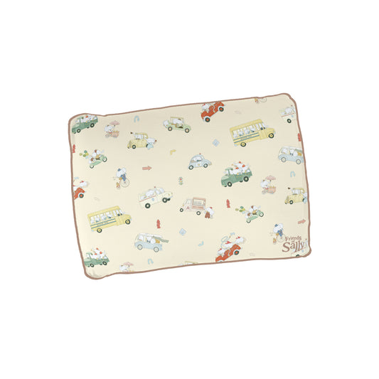 Toddler Head Pillow - Whimsical Wheels