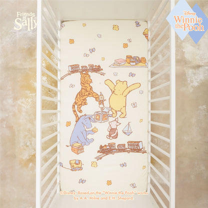 Bamboo Woven Medium Fitted Sheet - Disney Classic Pooh Collection